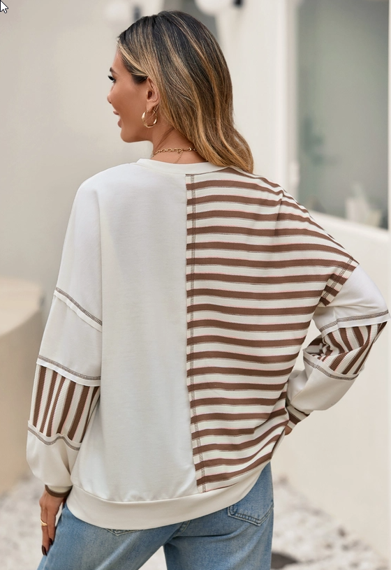 Patchwork Pullover Top