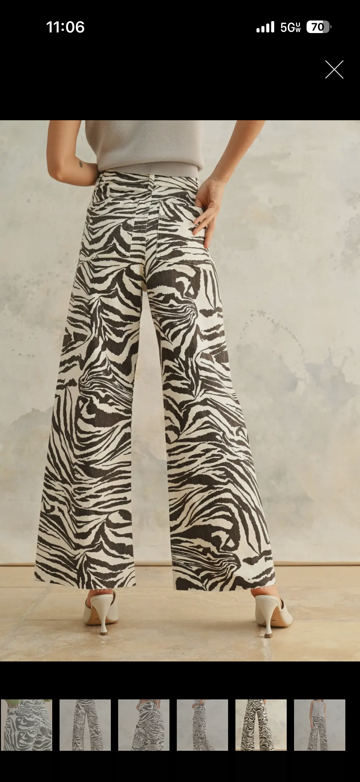Zebra Print Pants