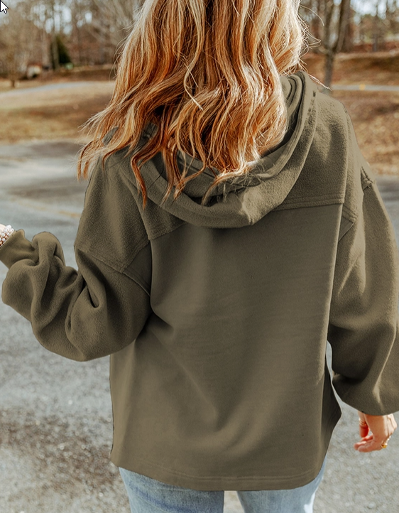 Green Zip Hoodie